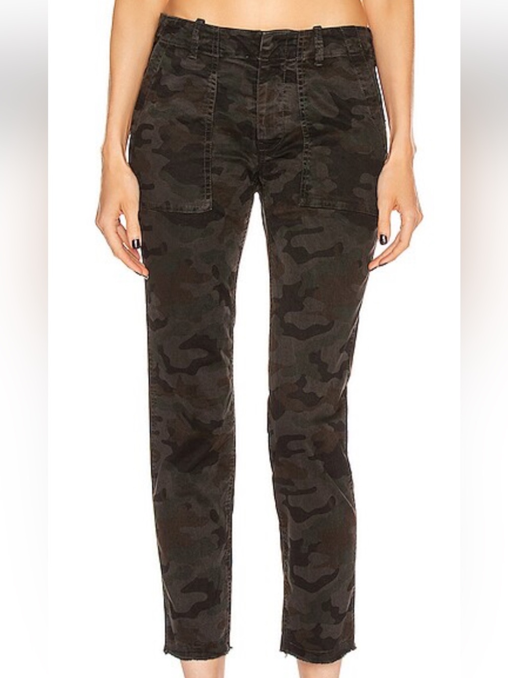 Nili Lotan Charcoal Black Camouflage women’s Jenna Pants